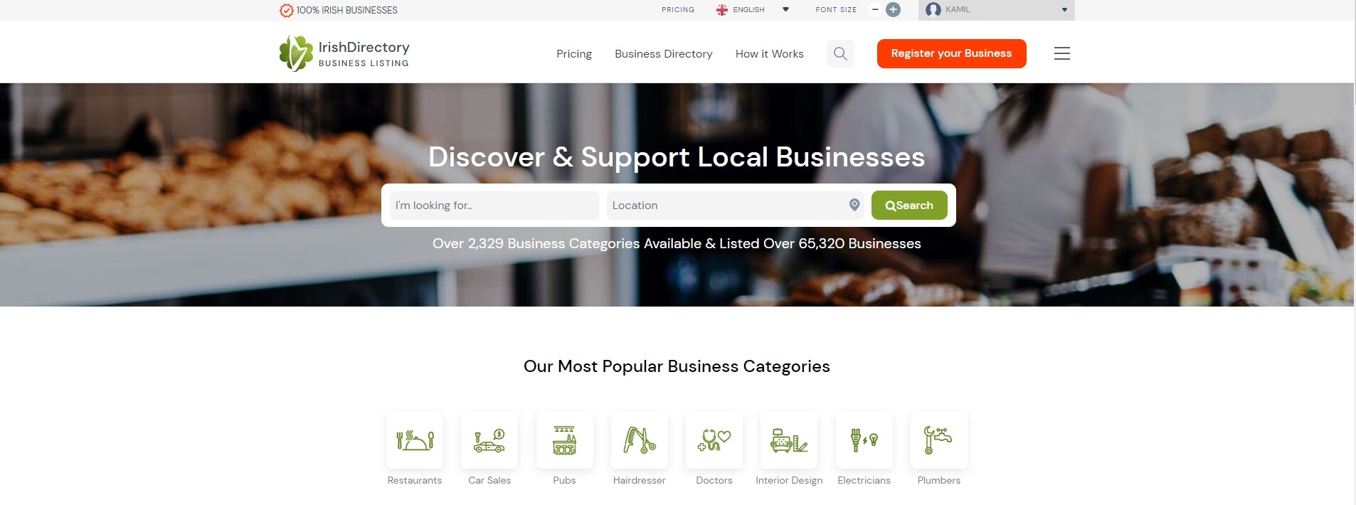 irish directory business listing and lead generation platform