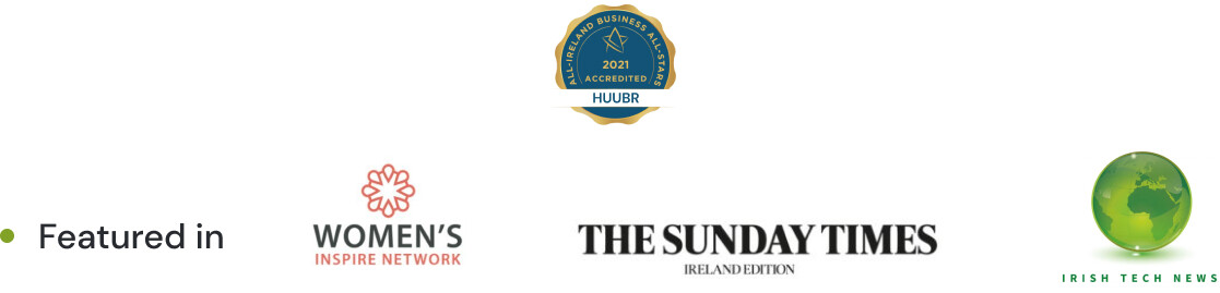 huubr award by all ireland business all-stars as rising star in digital publishing